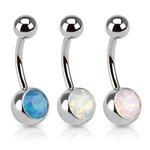 Bananabell Piercing - Crystal - Opalite - [3.] - pink