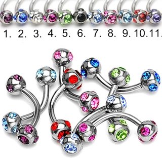 Bananabell Piercing - Crystal - Small - [2.] - dark blue