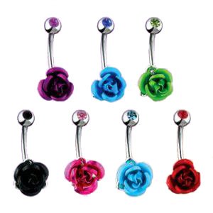 Bananabell Piercing - Crystal - Rose - [4.] - black