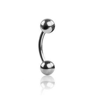 Piercing Bananabell - Steel - Silver - 1.2mm