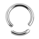Segment Ring - Steel - Silver - 1.6mm - [03.] - 1.6 x 8 mm