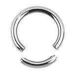 Segment Ring - Steel - Silver - 1.6mm - [04.] - 1.6 x 9 mm