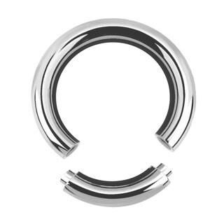 Segment Ring - Steel - Silver - 2.0mm to 6.0mm - [01.] - 2.0 x 8 mm