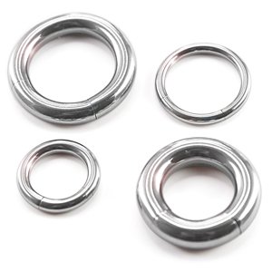 Segment Ring - Steel - Silver - 2.0mm to 6.0mm - [01.] - 2.0 x 8 mm