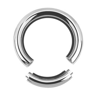 Segment Ring - Steel - Silver - 2.0mm to 6.0mm - [09.] - 2.5 x 12 mm