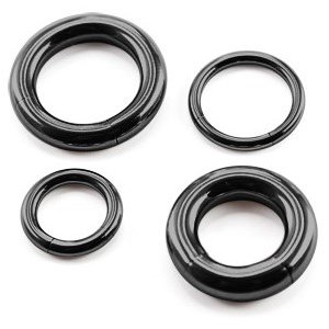 Segement Ring - Steel - Black - 2.0mm to 6.0mm - [02.] - 2.0 x 10 mm