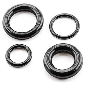 Segement Ring - Steel - Black - 2.0mm to 6.0mm - [06.] - 2.0 x 19 mm