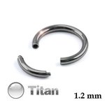 Segment Ring - Titanium - Silver - 1.2mm - [01.] - 1.2 x...