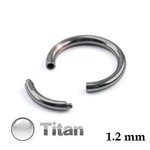 Segment Ring - Titanium - Silver - 1.2mm - [04.] - 1.2 x...