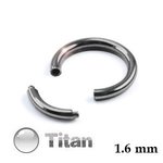 Segment Ring - Titanium - Silver - 1.6mm - [02.] - 1.6 x...