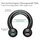 Circular Barbell - Steel - Black - 2.0mm to 6.0mm - [05.] - 2.0 x 16 mm (Balls: 6mm)