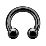 Circular Barbell - Steel - Black - 2.0mm to 6.0mm - [25.]...