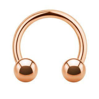 Circular Barbell - Rose Gold - [05.] - 1.2 x 8 x 3 mm