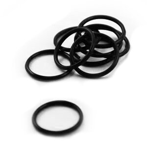 Rubber O-Ring - Black - 1,2 mm