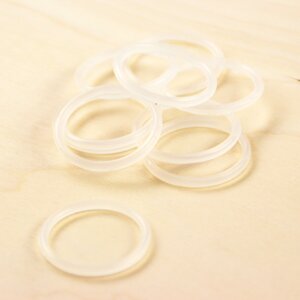 Rubber O-Ring - Transparent - 6 mm