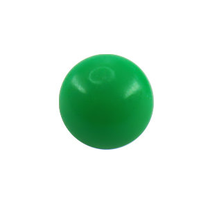 Piercing Ball - Acrylic - Dark Green - with Screw