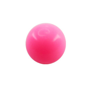 Piercing Ball - Acrylic - Pink - with Screw