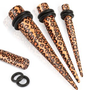 Expander - Acrylic - Leopard - 10 mm