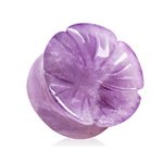 Ear Plug - Flower - Amethyst