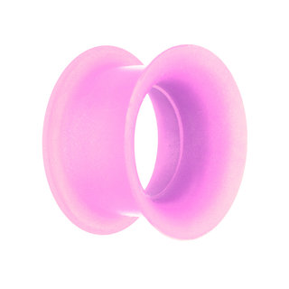 Flesh Tunnel - Silicone - Metallic - Pink