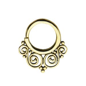 Septum Piercing - Brass - Gold - Ornament #3