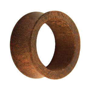 Wood Flesh Tunnel - Brown - Tineo Wood - 4 mm