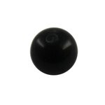 Piercing Ball - Acrylic - Black - with Screw - [02.] -...