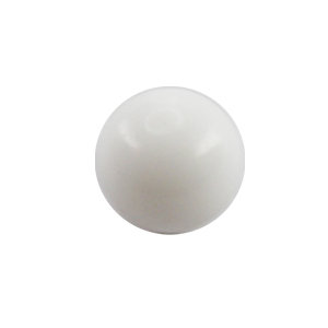 Piercing Ball - Acrylic - White - with Screw - [05.] - 1.6 x 5 mm