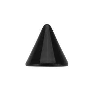 Piercing Cone - Steel - Black - with Screw - [01.] - 1.2 x 2.5 mm