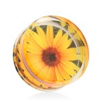 Silhouette Ear Plug - Sunflower