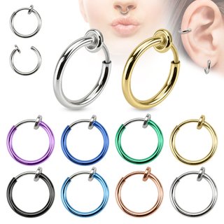 Fake Piercing - Ring - Colorful - [07.] - rose gold