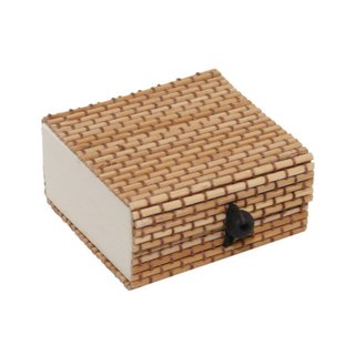 Jewelry Box - Bamboo - Brown - Pattern