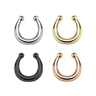 Fake Septum Piercing - Classic - [01.] - silver