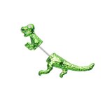 Fake Plug - Green - Dinosaur