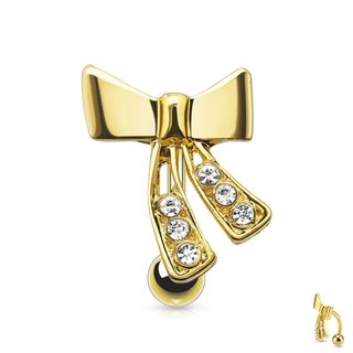 Bananabell Piercing - Buckle - Ribbon - Gold