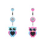 Bananabell Piercing - Owl - Colorful