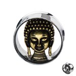 Flesh Tunnel - Silver - Buddha