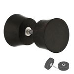 Piercing Fake Plug - Wood - Black - Conical - [01.] - 1,2...