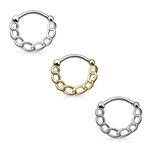 Septum Clicker - Ring - Chain [01.] - silver