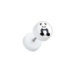 Picture Fake Plug - White - Panda