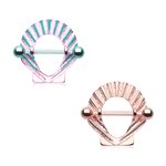 Nipple Piercing - Steel - Ring - Seashell
