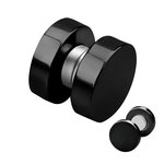 Magnet Fake Plug - Steel - Black [5.] - 14 mm