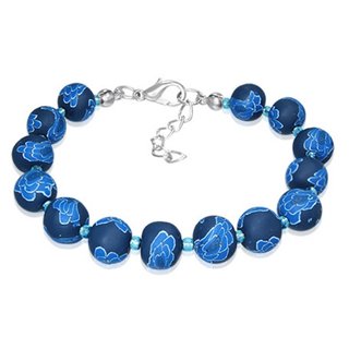 Bracelet - Pearls - Blue
