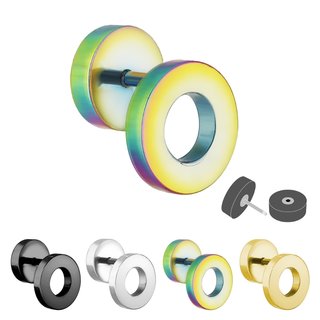 Classic Fake Tunnel - Steel - Colorful [04.] - 1.2 x 8 mm - Color: colorful