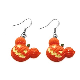 Dangle Earrings - Pumpkin
