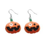 Dangle Earrings - Smiling Pumpkin