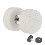 Piercing Fake Plug - Wood - White [04.] - 1.0 x 12 mm