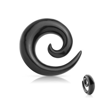 Spiral Taper - Horn - Black