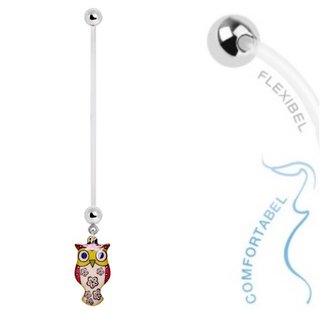 Bananabell Piercing - Pregnancy - Owl - Colorful