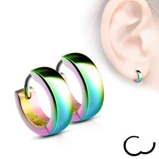 Hoop Earrings - Colorful [01.] - black